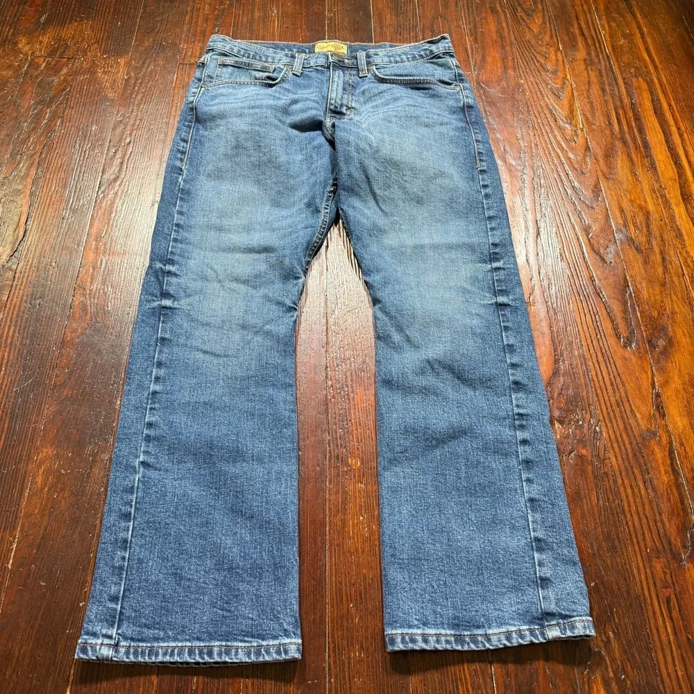 Wrangler 20X Jeans Mens‎ 32x30 Blue Dark Wash Style 42 Vintage Boot Embroidered